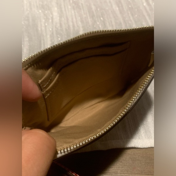 Coach Floral Ladybug Wristlet in Cream - Picture 11 of 15